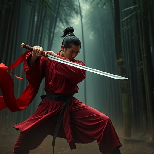 兔六影院武侠电影《龙吟江湖》动作剧照